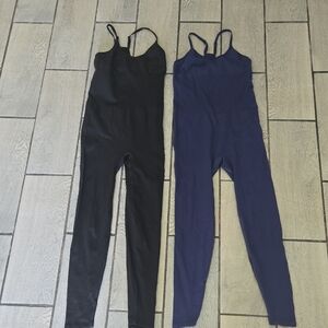 PINK Victoria's Secret Black‎ and Blue Jumpsuit Bundle-S.  act1